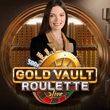 Gold Vault Roulette slot visual from Evolution available on stardacasino-de.com