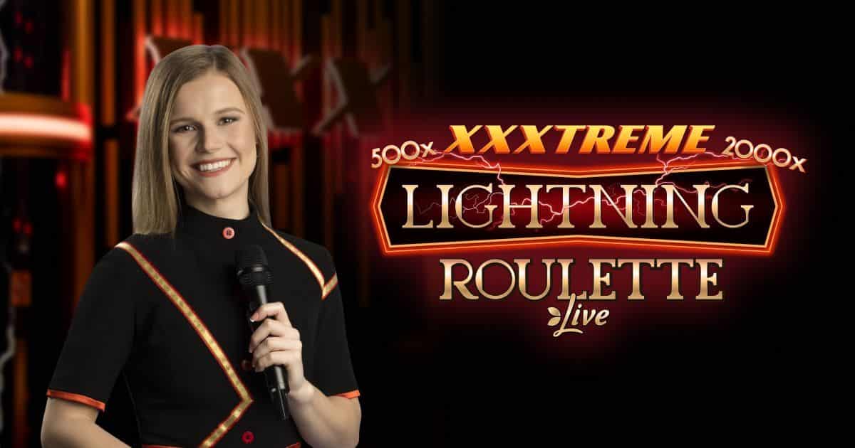 XXXtreme Lightning Roulette online game logo by Pragmatic Play on stardacasino-de.com